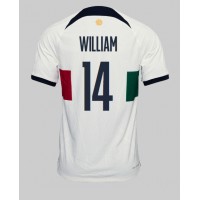 Koszulka piłkarska Portugalia William Carvalho #14 Strój wyjazdowy MŚ 2022 tanio Krótki Rękaw